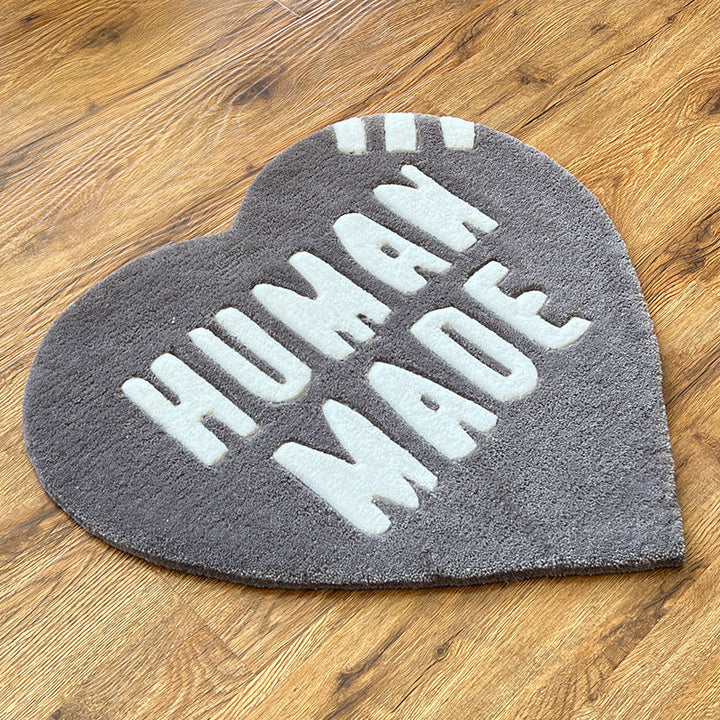 Heart-Shaped Cozy Floor Mat