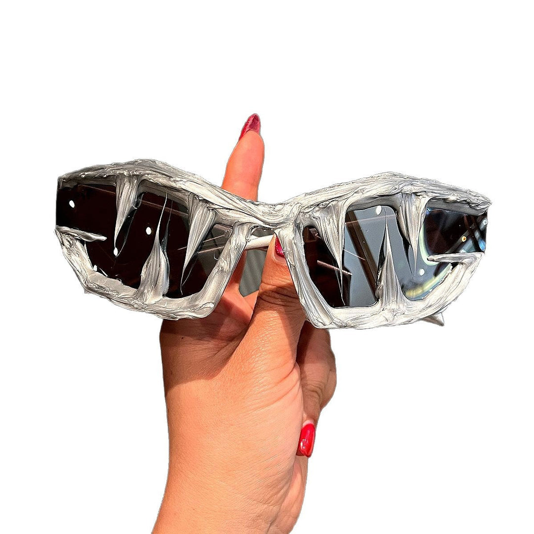 Women's Futuristic Sport Sunglasses with Extraordinary Unicorn Design Kalsten