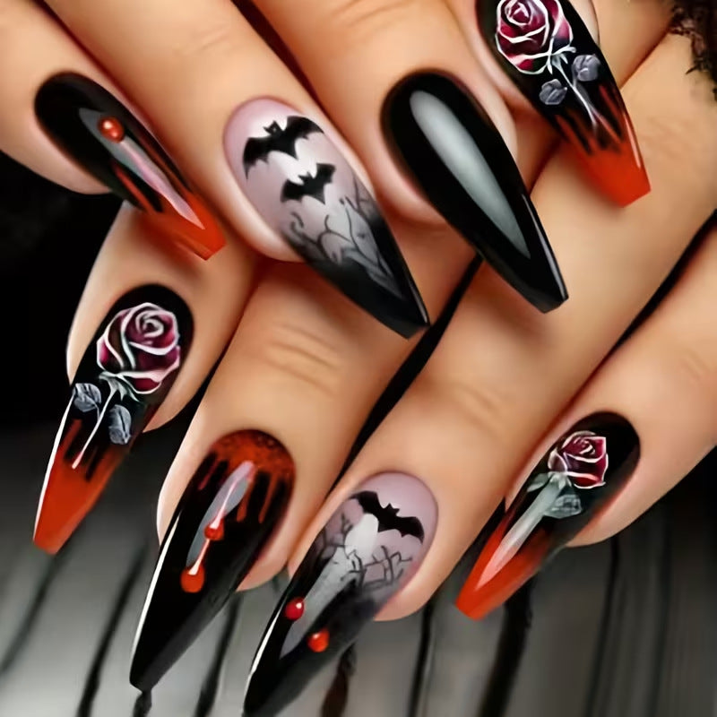 Halloween-Themed Art Press-On Nails Kalsten
