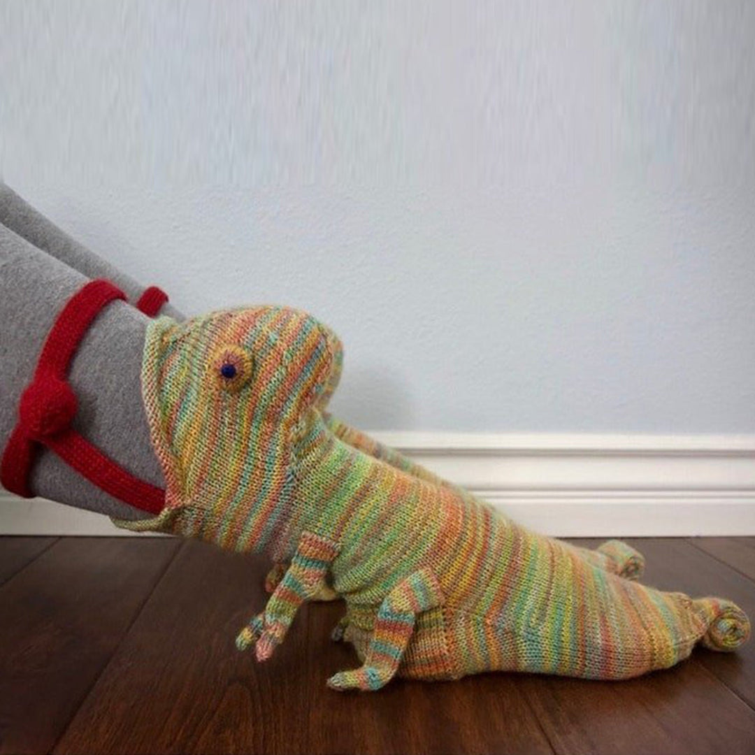 Knitted Crocodile Socks | Kalsten