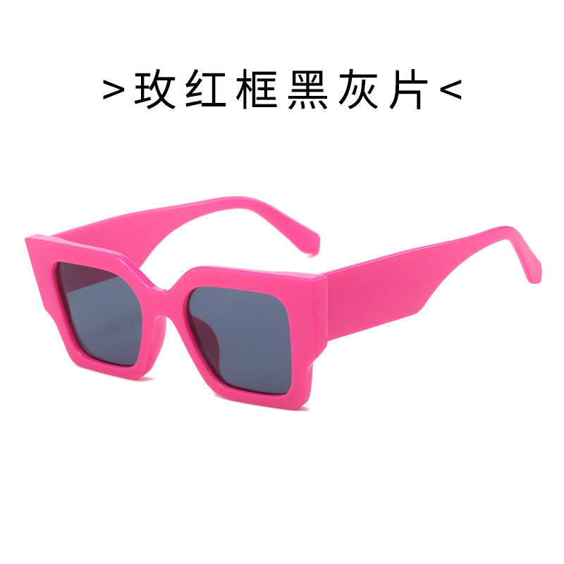 Ladies fashionable square sunglasses with wide frame and UV protection Kalsten