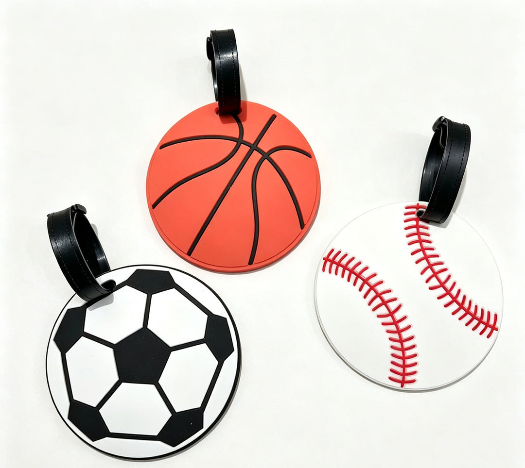 Basketball-Themed Luggage Tag Kalsten