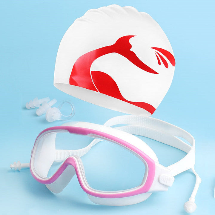 Diving goggles with comfortable silicone rim and waterproof earplugs Kalsten