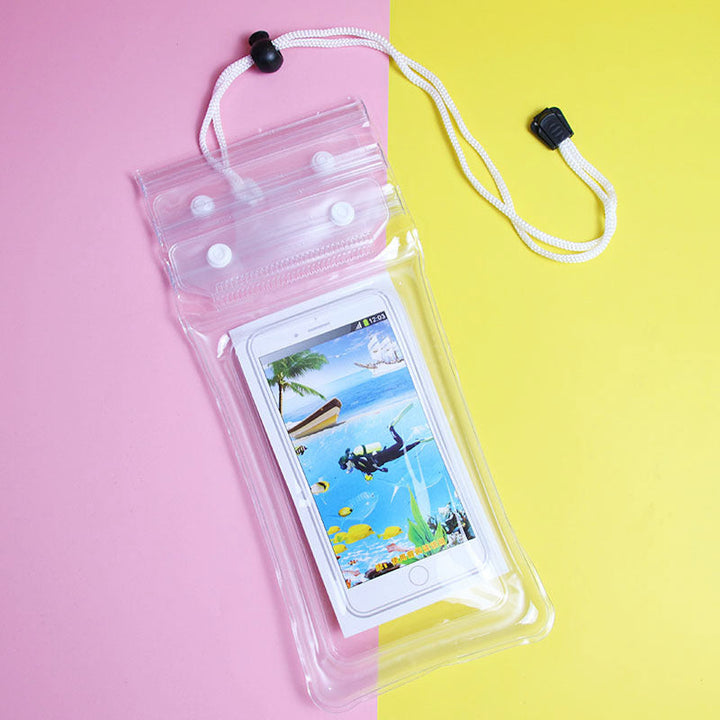 Unisex waterproof smartphone bag with flexible carrying strap Kalsten