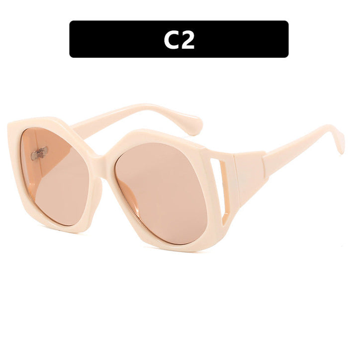Women oversized sunglasses with futuristic design Kalsten
