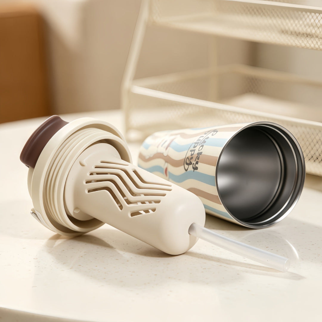 Women’s insulated bottle with high-quality floral design Kalsten