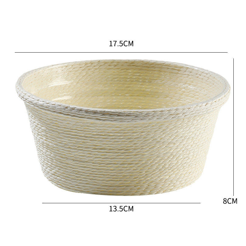 Natural Fiber Decorative Storage Container Kalsten