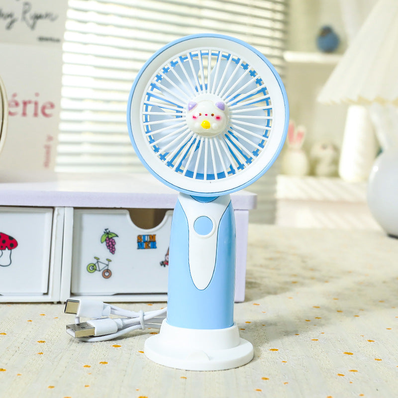 Portable hand fan with cute animal design Kalsten