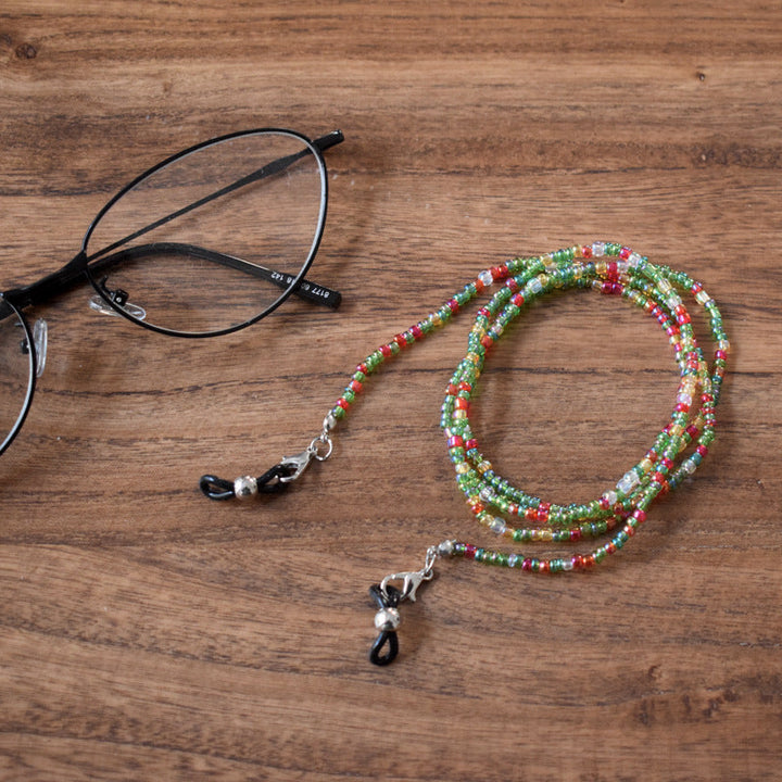 Colorful Handcrafted Beaded Eyewear Chain Kalsten