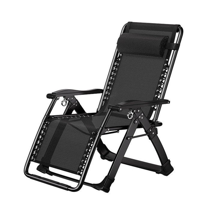 Women Foldable Lounge Chair with Ergonomic Head Cushion and Sturdy Frame Construction Kalsten