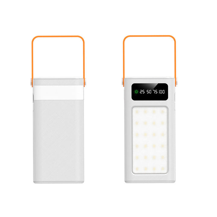 Portable LED power bank with integrated display and carrying handle Kalsten