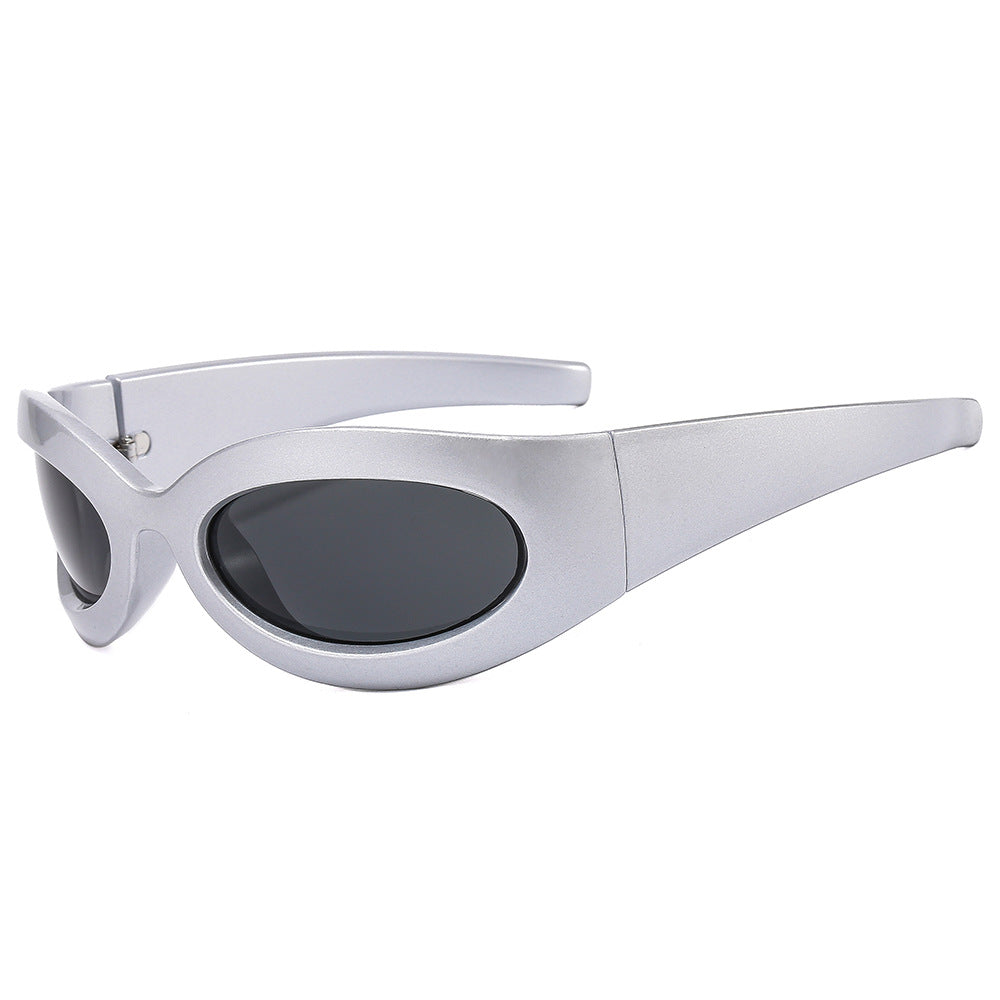 Women’s fashionable sunglasses with oval frame and modern finish Kalsten