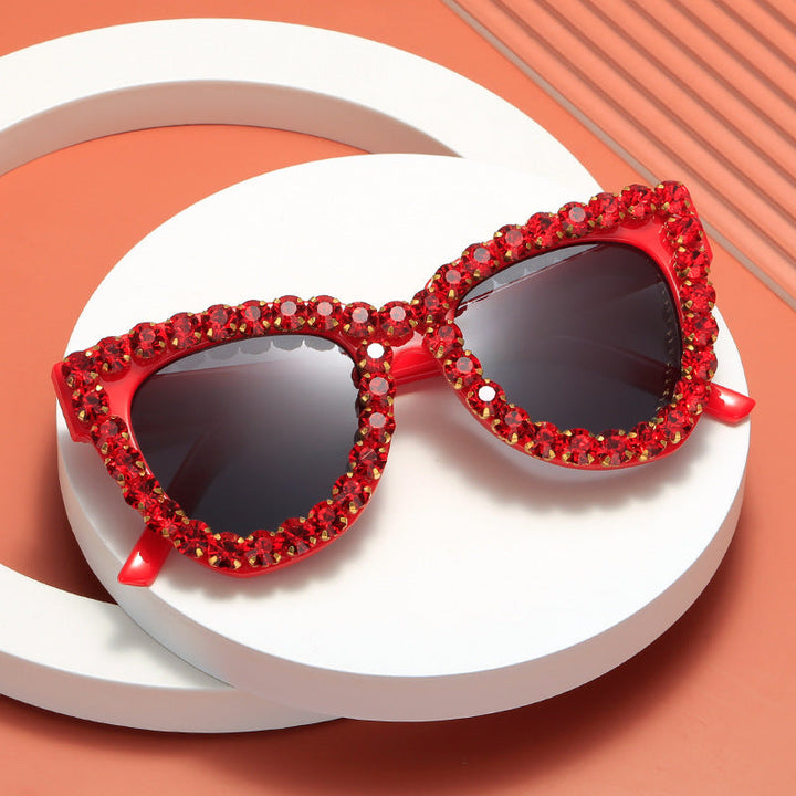Women’s extravagant oversized sunglasses with crystal embellishments Kalsten