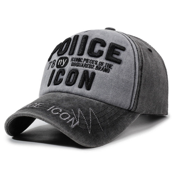 Men's Vintage-Inspired Embroidered Baseball Cap Kalsten