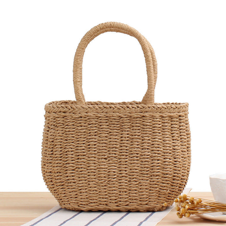 Braided Beach Bag In Modern Design Kalsten