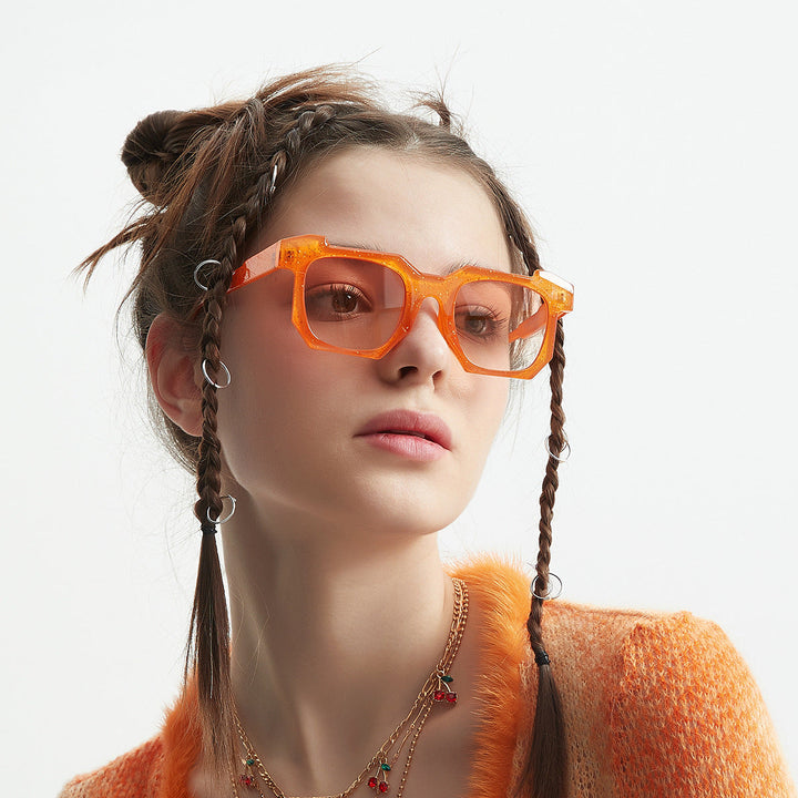 Women's fashionable transparent sunglasses with stylish gradient lenses Kalsten