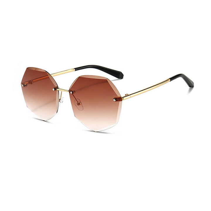 Ladies stylish octagonal sunglasses with innovative frame Kalsten