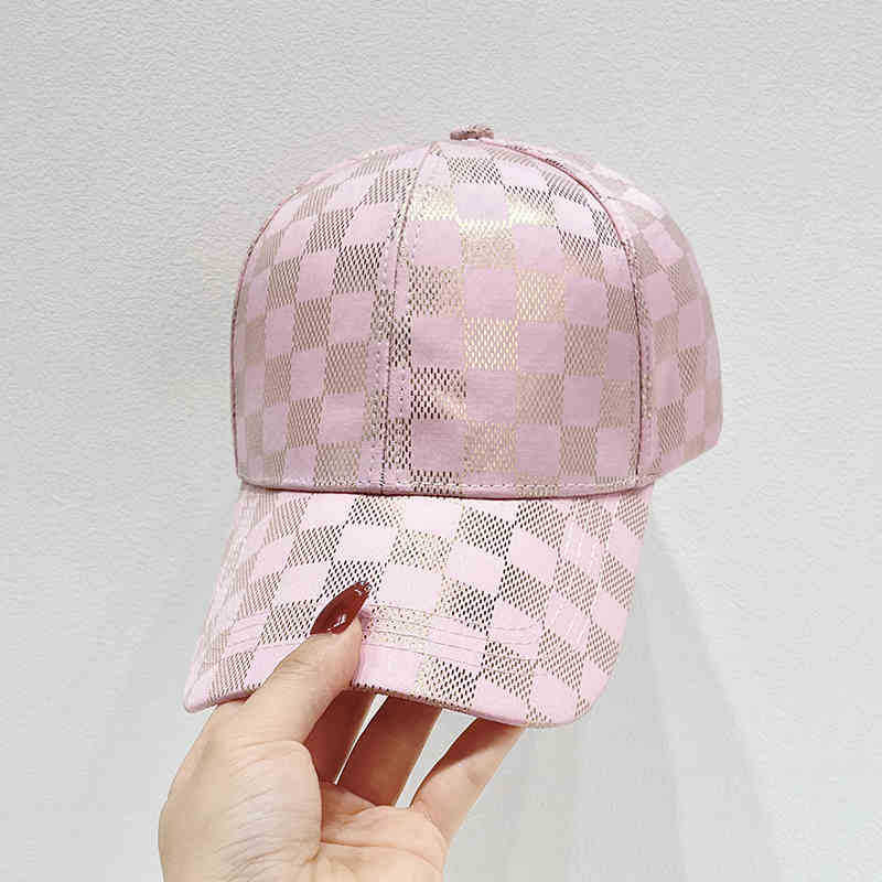 Women's Stylish Checkered Pattern Baseball Cap Kalsten