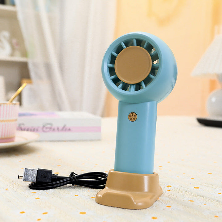 Women's portable USB mini fan with flexible tilt mechanism Kalsten
