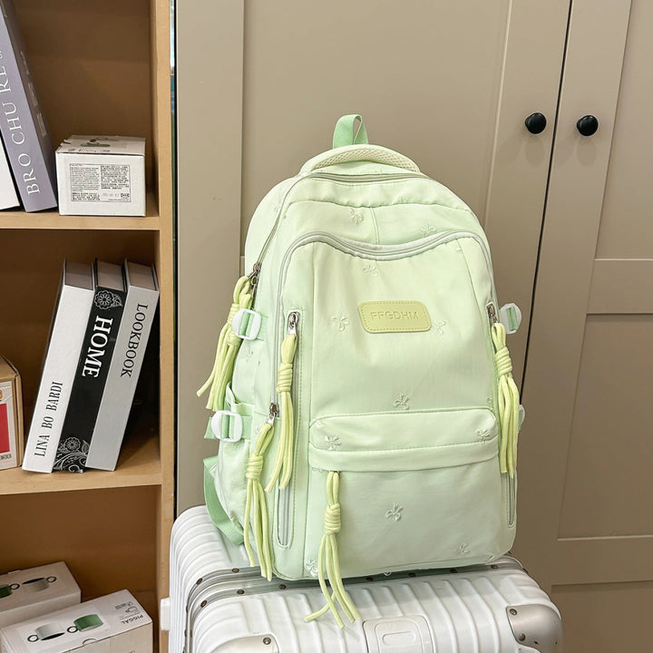Functional Graphic-Embellished Backpack