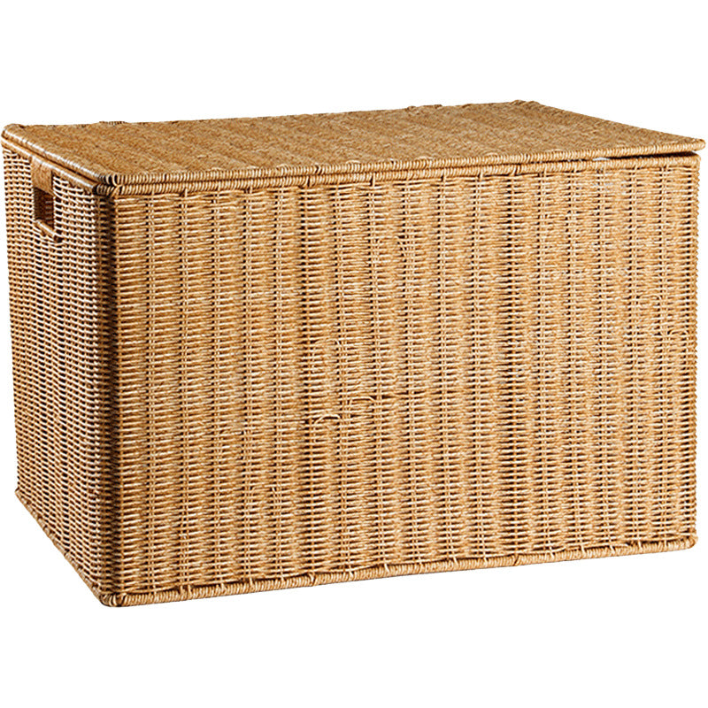 Woven Storage Chest with Lid Kalsten