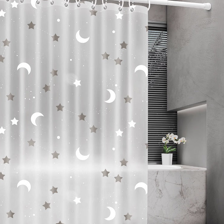 Sheer Textured Shower Curtain Kalsten