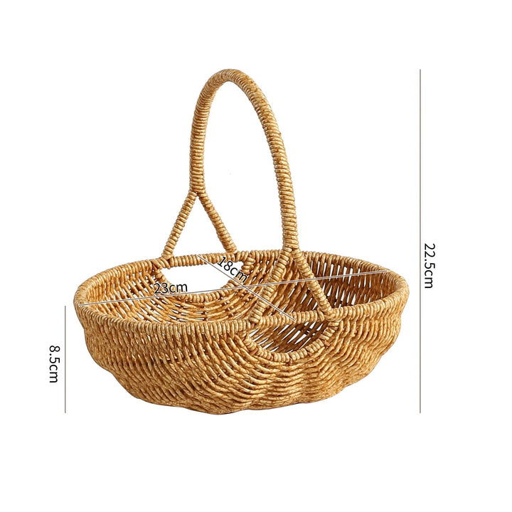 Handwoven Artisan Market Basket Kalsten