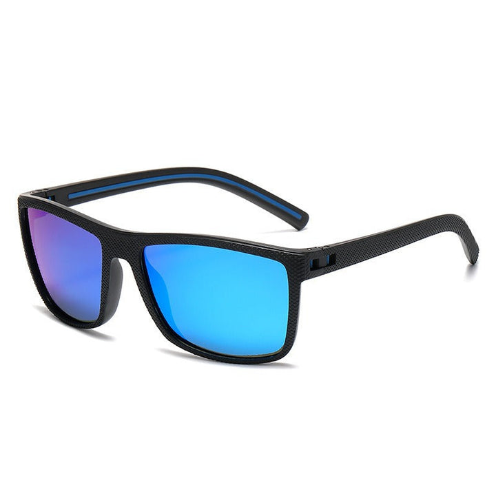 Unisex nan polarized sports sunglasses with lightweight textured frame and ergonomic, non-slip temples Kalsten