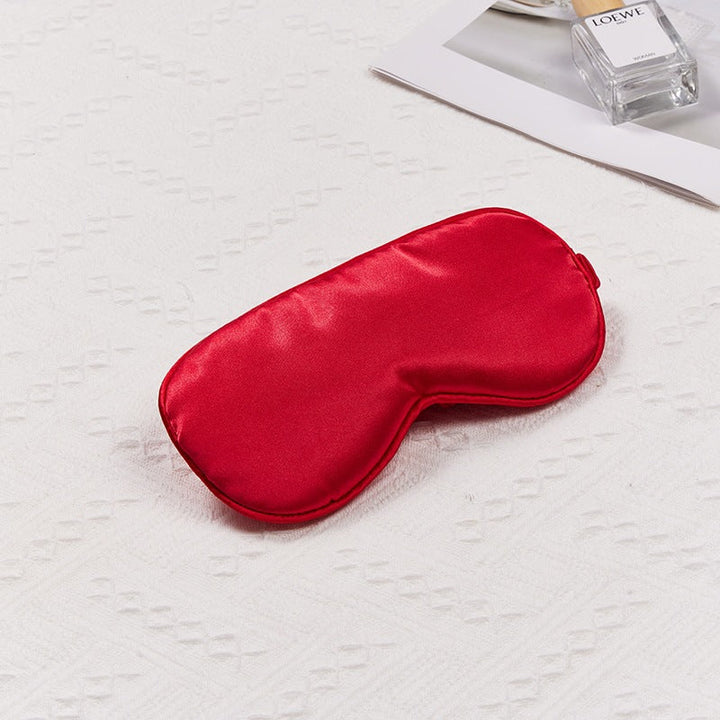Women's ergonomic sleep mask made of satin-like material with contoured eye area Kalsten