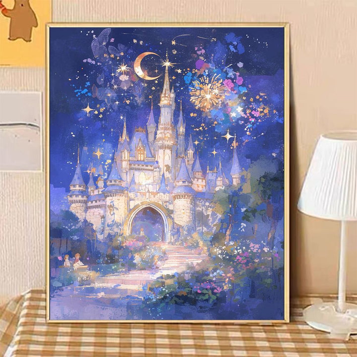 Enchanted Castle Landscape Canvas Art Kalsten