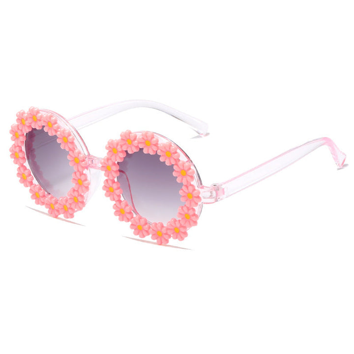 Women stylish sunglasses with floral applications Kalsten