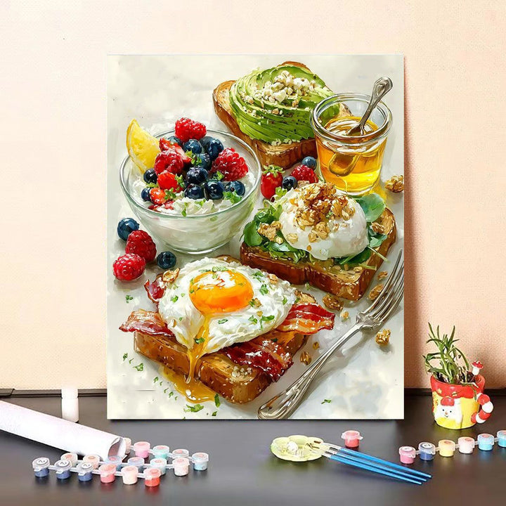 Gourmet Dessert-Themed Canvas Art Kalsten