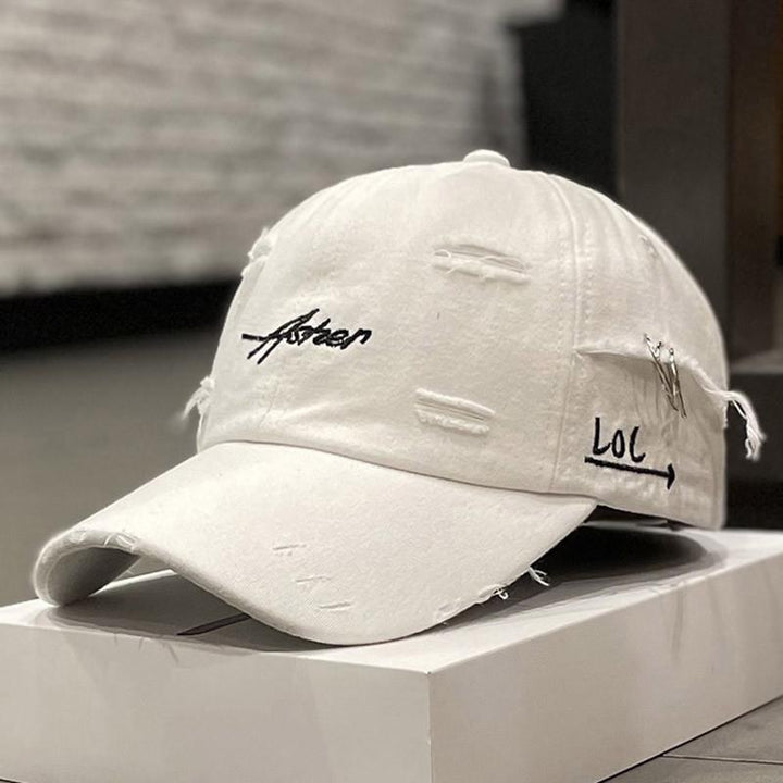Men's Distressed Denim Cap Kalsten
