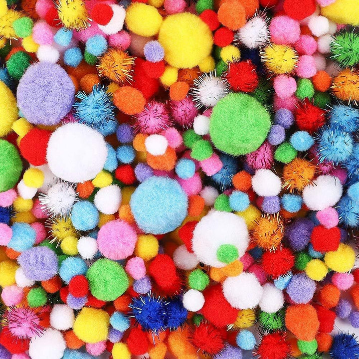 Unisex colorful craft pompons Kalsten