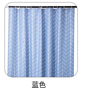 Modern Chevron Pattern Shower Curtain Kalsten