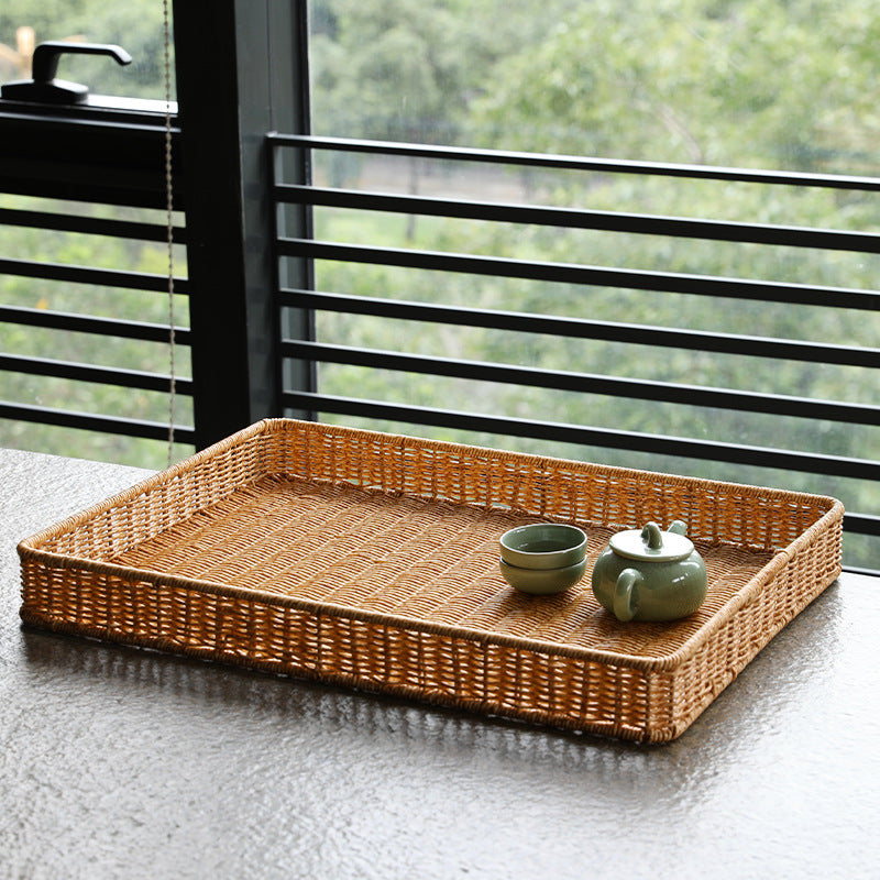 Handwoven Decorative Storage Tray Kalsten