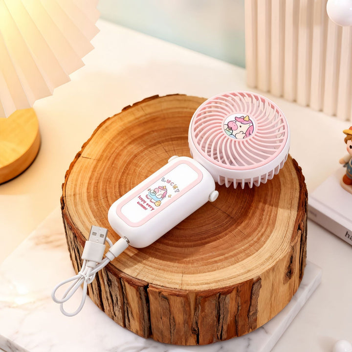 Ladies Portable Hand Fan with Cute Design Kalsten