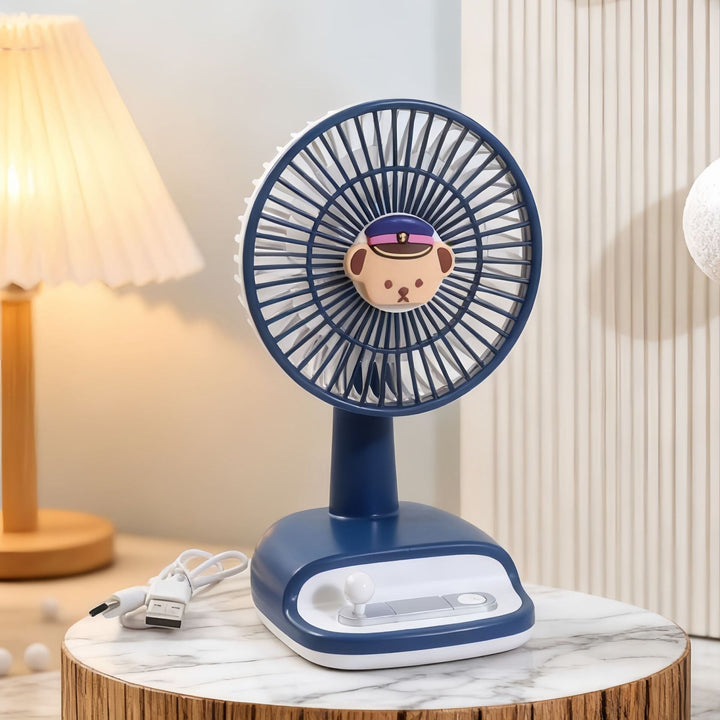 Portable USB Table Fan with Playful Design Kalsten