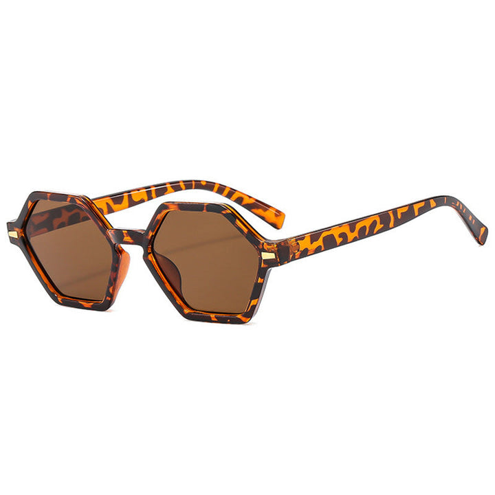 Women's hexagonal sunglasses with fashionable design and UV protection Kalsten