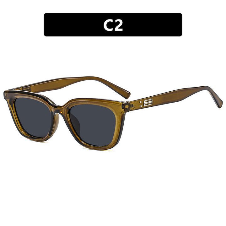Ladies stylish sunglasses in modern design with wide frame Kalsten