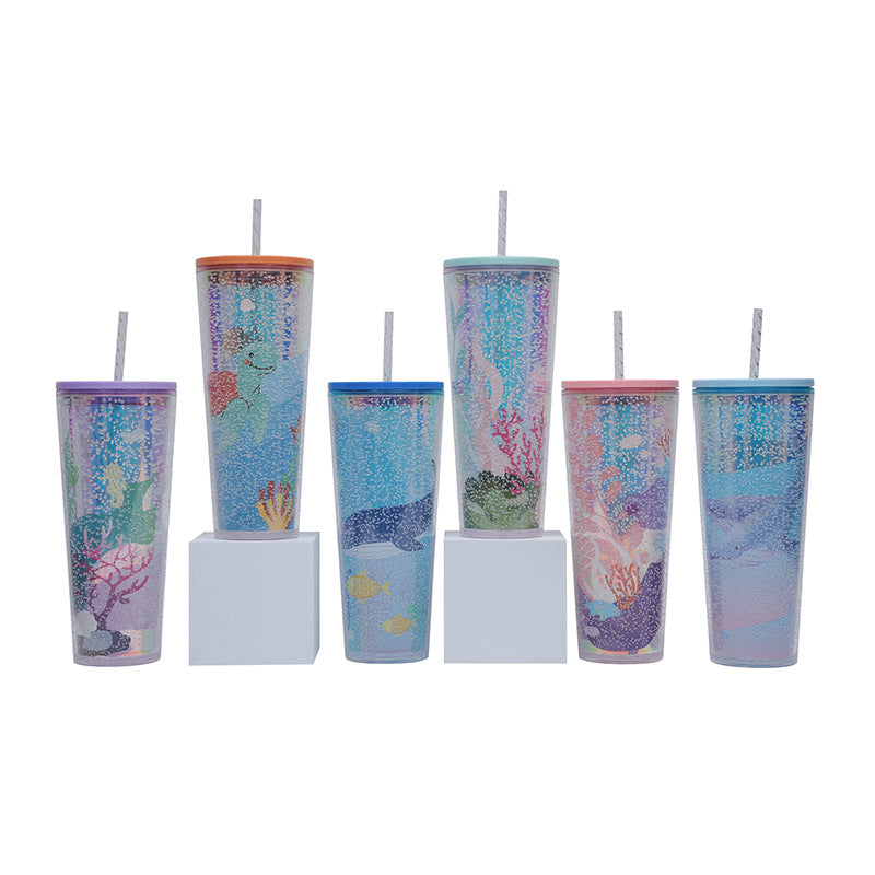 Women's design drinking cup with sparkle effect Kalsten