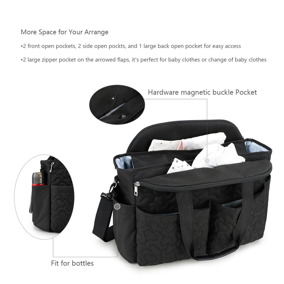 Spacious and Stylish Diaper Bag Kalsten