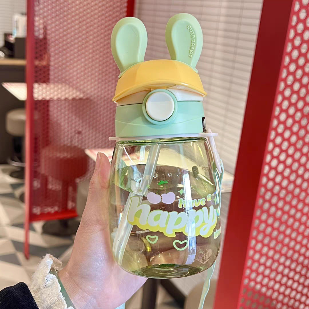 Ladies Stylish Water Bottle with Bunny Lid Kalsten