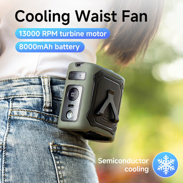 Unisex Compact Power Bank with Integrated Flashlight Kalsten