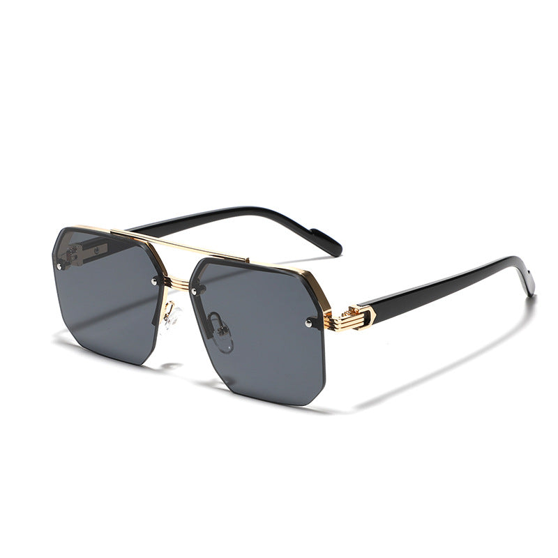 Ladies hexagonal sunglasses with elegant metal frame Kalsten