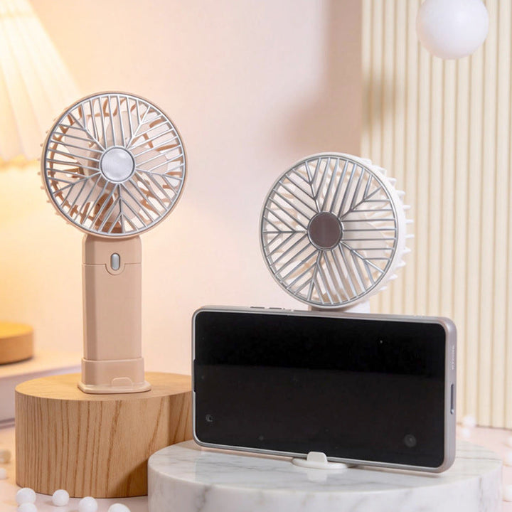 Portable battery-operated handheld fan with multiple speed settings Kalsten