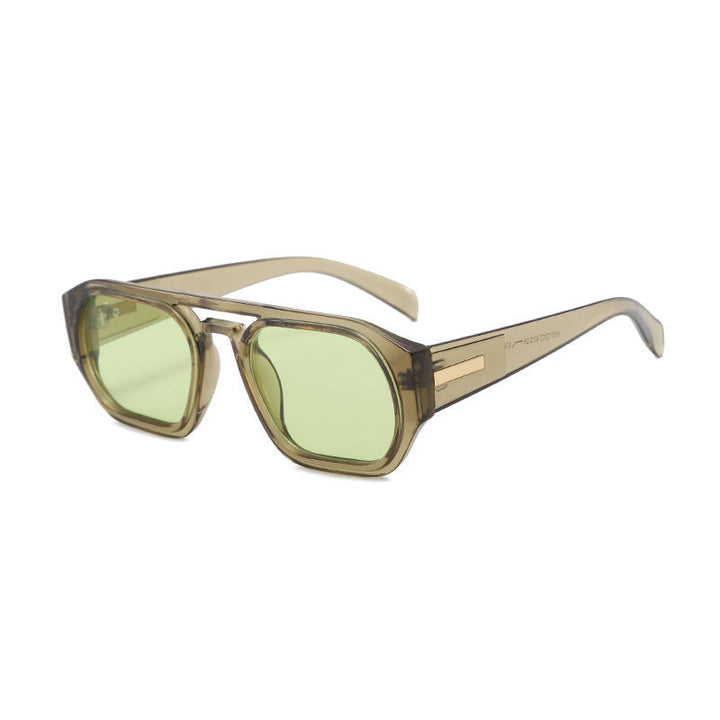 Women’s fashionable rectangular glasses with elegant metal accent Kalsten