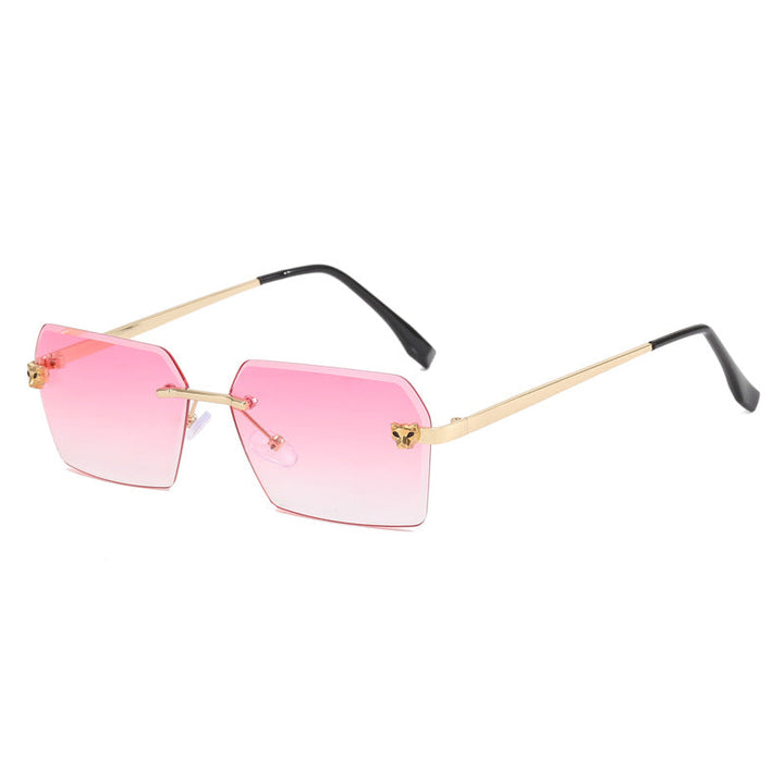 Women's fashionable square sunglasses with elegant metal frame Kalsten