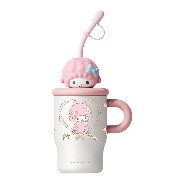 Ladies drinking cup with creative lid and straw Kalsten