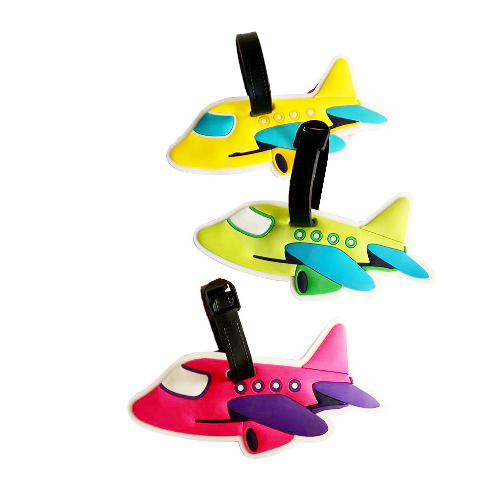 Unisex Airplane-Themed Luggage Tag Kalsten